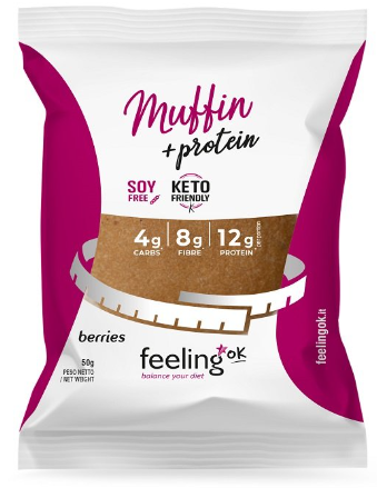 FeelingOk Linea Start Muffin Frutti Di Bosco 50 grammi