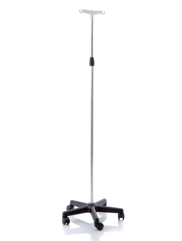 Moretti Skema Asta Flebo in Alluminio Anodizzato Altezza Regolabile 133 - 230 Cm