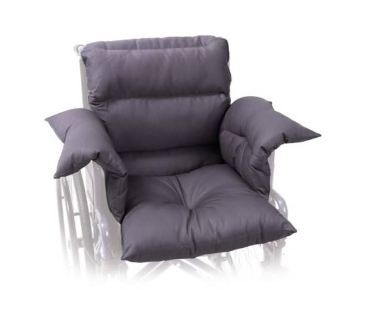 Moretti Levitas Set Cuscini per Carrozzina in Fibra Cava Siliconata