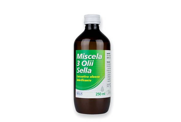 Sella Miscela 3 Olii Integratore Lassativo Oleoso Lubrificante 250 ml