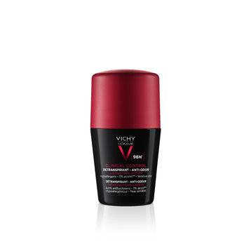 Vichy Homme Clinical Control Deodorante 96H Roll - on Anti - traspirante 50 ml efficace per 96 ore