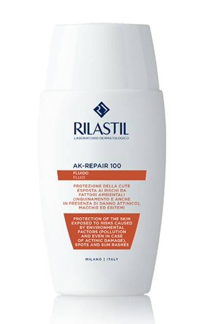 Rilastil Ak Repair 100 Fluido Protezione Solare per Pelli Sensibili 50 ml