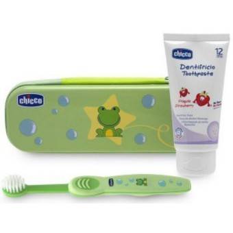 Chicco Set Dentale Sempre Sorridenti Verde 1 pezzo