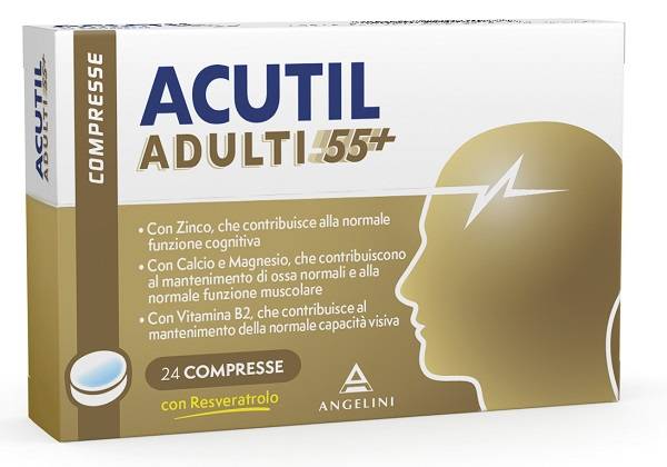 Aculti Adulti 55+ Integratore per la funzione cognitiva 24 compresse