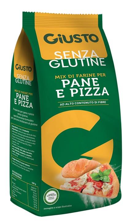 Giusto Senza Glutine Mix di Farine per Pane e Pizza 500 g