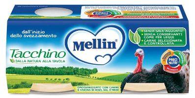 Mellin Omogeneizzato Gusto Tacchino 4x80