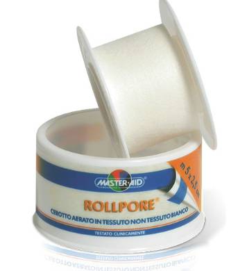 Master Aid Rollpore Cerotto in Tnt su Rocchetto 5x2.50cm