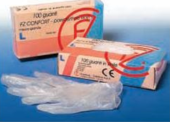 Guanto in Vinile Comfort Taglia L 100 pezzi