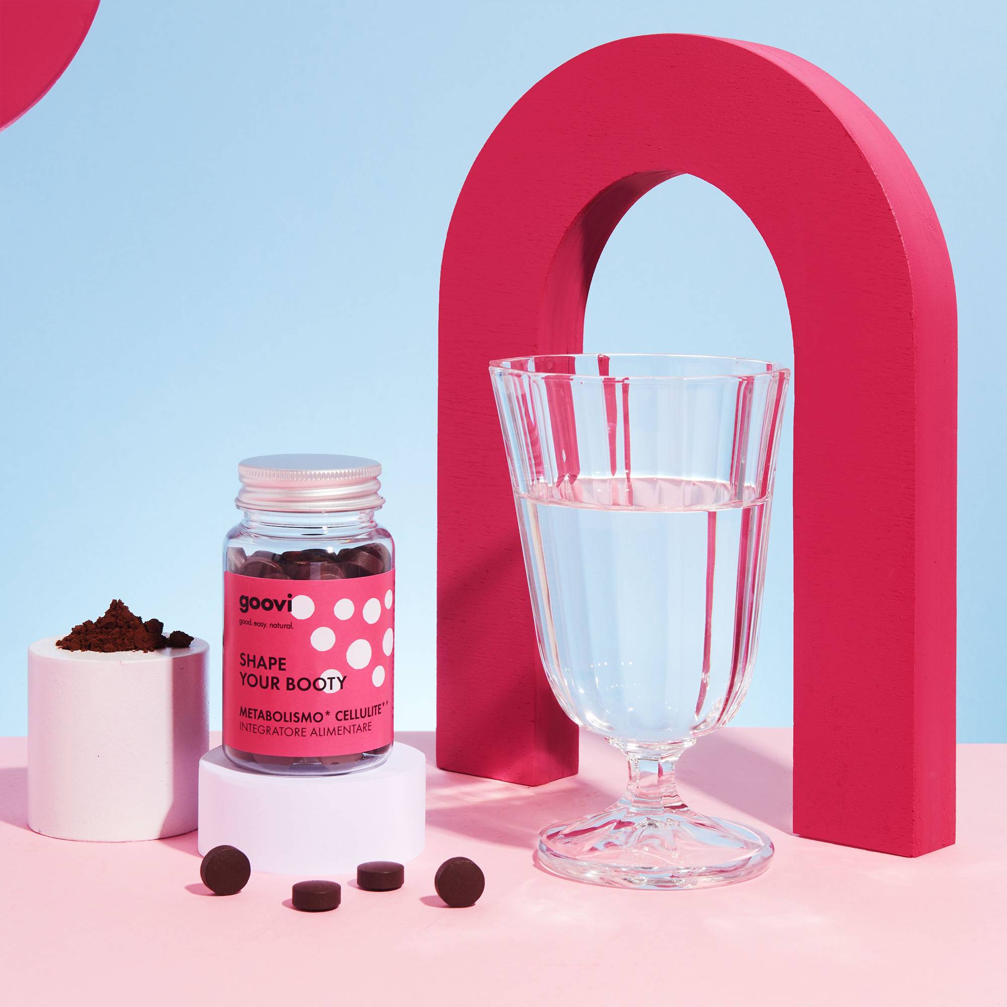 Goovi Shape Your Booty Integratore Metabolismo Cellulite 60 compresse