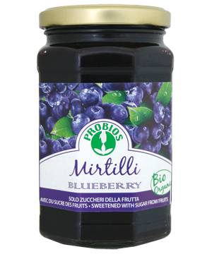 Probios Mirtilli Composta di mirtilli biologica 330 g