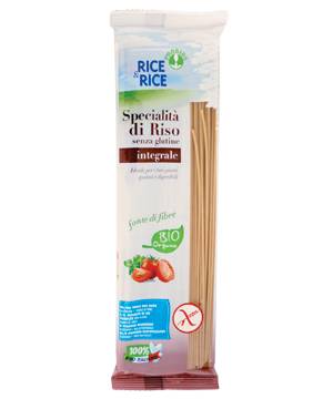 Rice&Rice Spaghetti Pasta di Riso Biologica Integrale Prodotto senza glutine 250 g