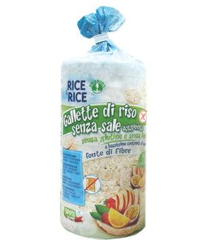 Rice&Rice Gallette di Riso biologiche senza sale e glutine 100 g