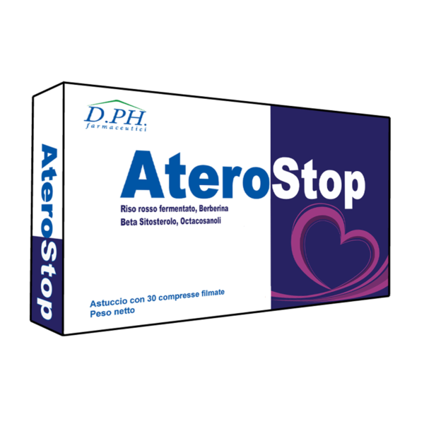 AteroStop Integratore Naturale Contro il Colesterolo 30 compresse
