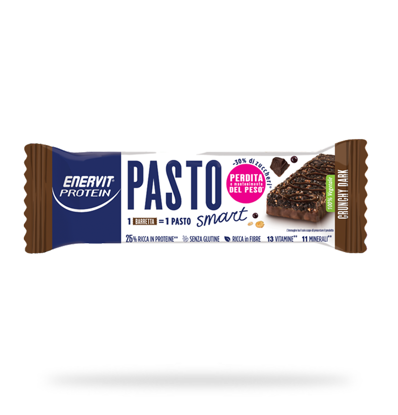 Enervit Protein Crunchy Dark Pasto sostitutivo in barretta 55 g
