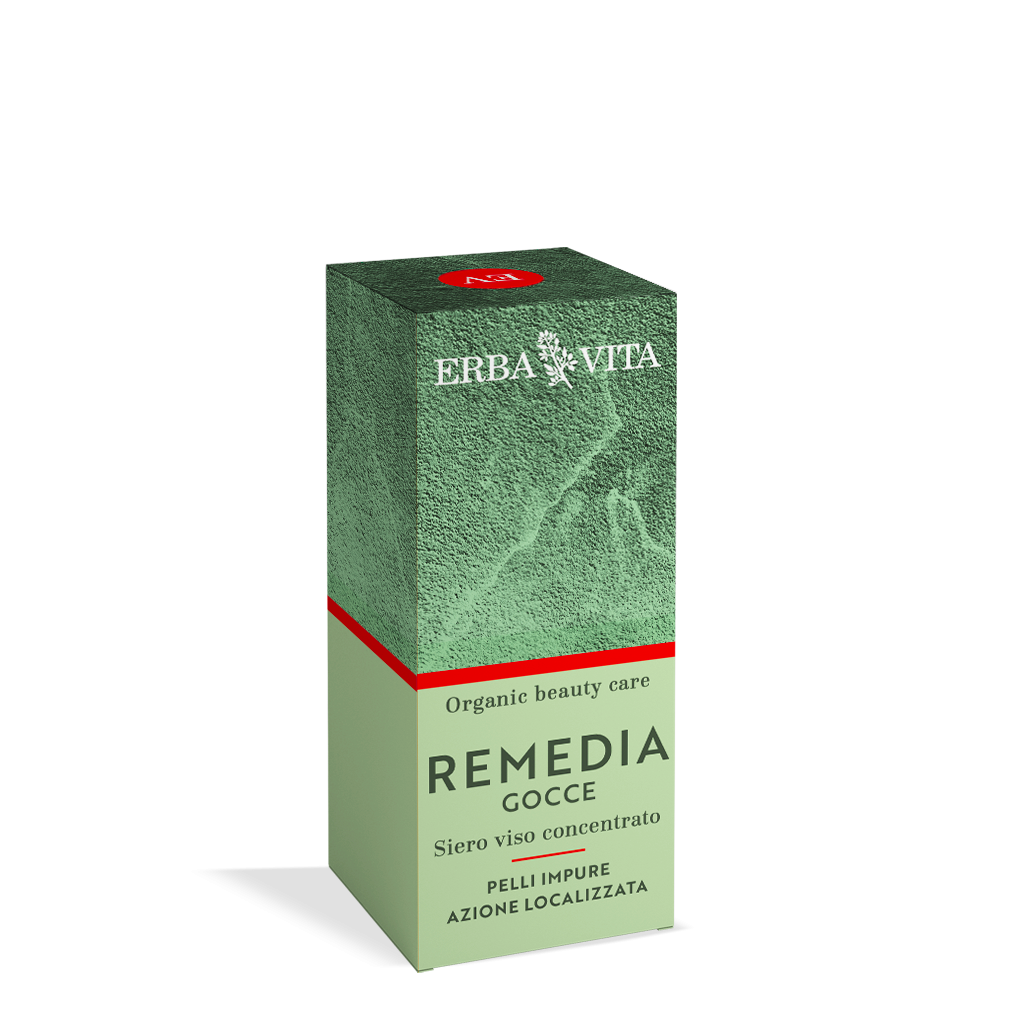 Erba Vita Remedia Gocce Intensive ad Azione Localizzata per Pelli Impure 15 ml