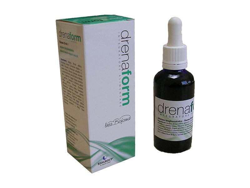 Biogroup Drenaform Integratore Naturale Depurativo e Drenante 50 ml