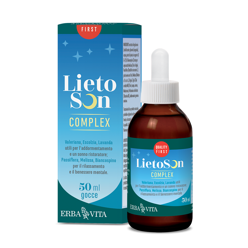 Erba Vita Lietoson Complex Integratore per il Sonno ed il Rilassamento Gocce 50 ml