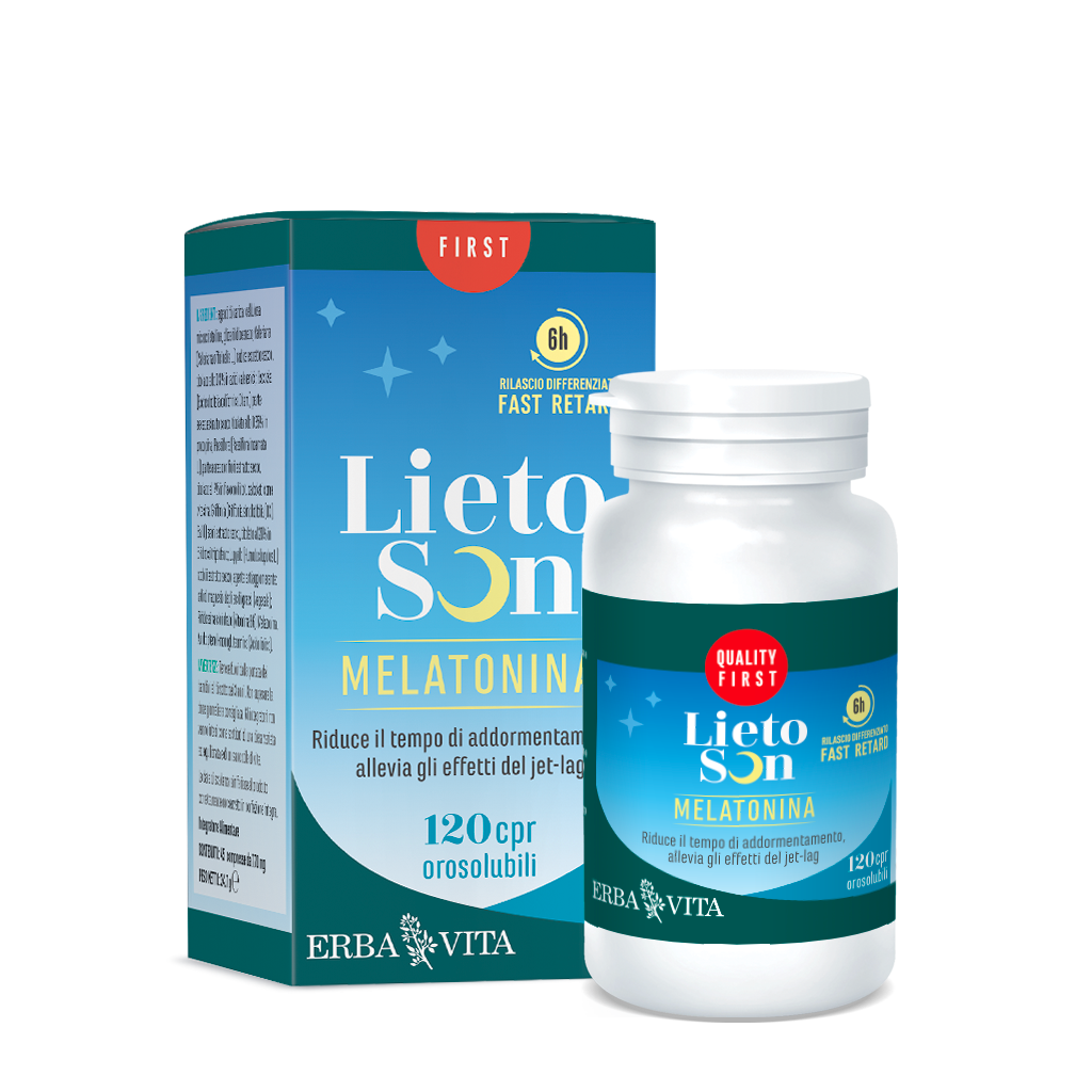 Erba Vita Lietoson Melatonina 120 Compresse Fast Retard