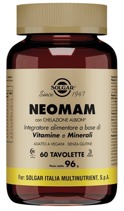 Solgar Neomam Integratore Gravidanza e Allattamento 60 tavolette