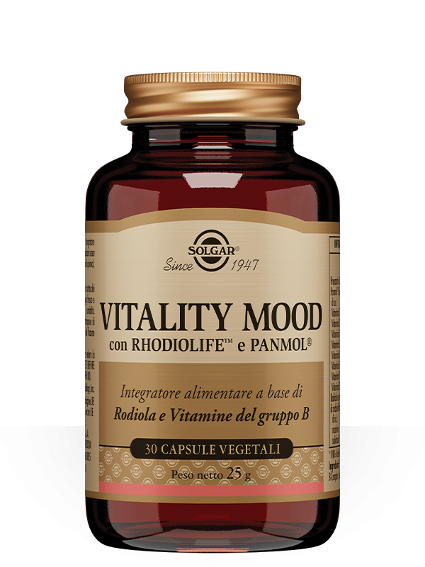 Solgar Vitality Mood Integratore per la Vitalità e il Buon Umore 30 capsule