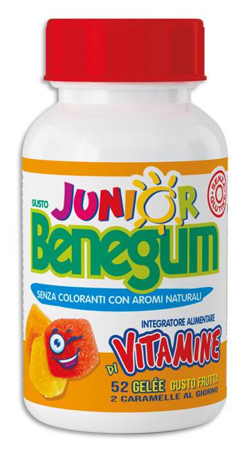 Benegum Junior Gelee Integratore di Vitamine 52 Caramelle