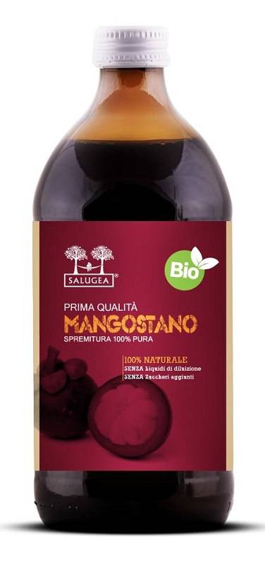 Salugea Succo di Mangostano Bio Integratore Sistema Immunitario 500 ml