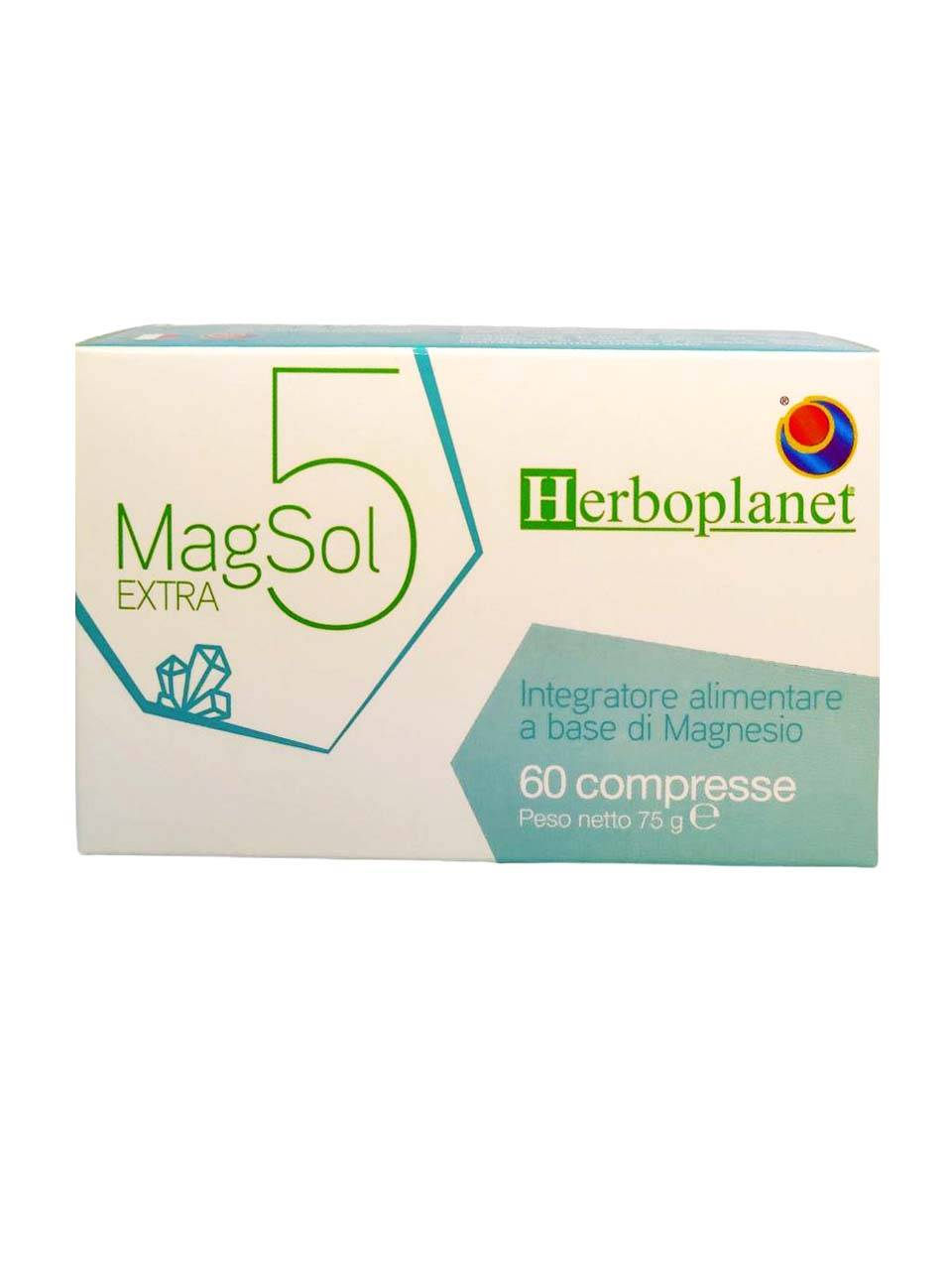 Herboplanet Magsol 5 Extra Integratore Magnesio 60 compresse