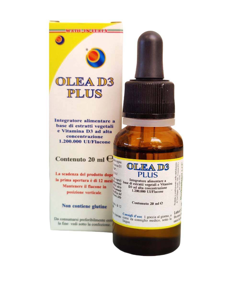 Olea D3 Plus Gocce Integratore di calcio 20 ml
