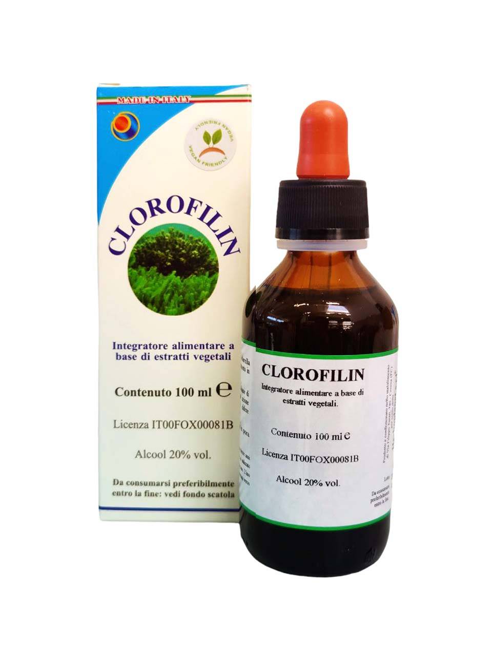 Herboplanet Clorofilin Integratore Naturale Antiossidante 100 ml