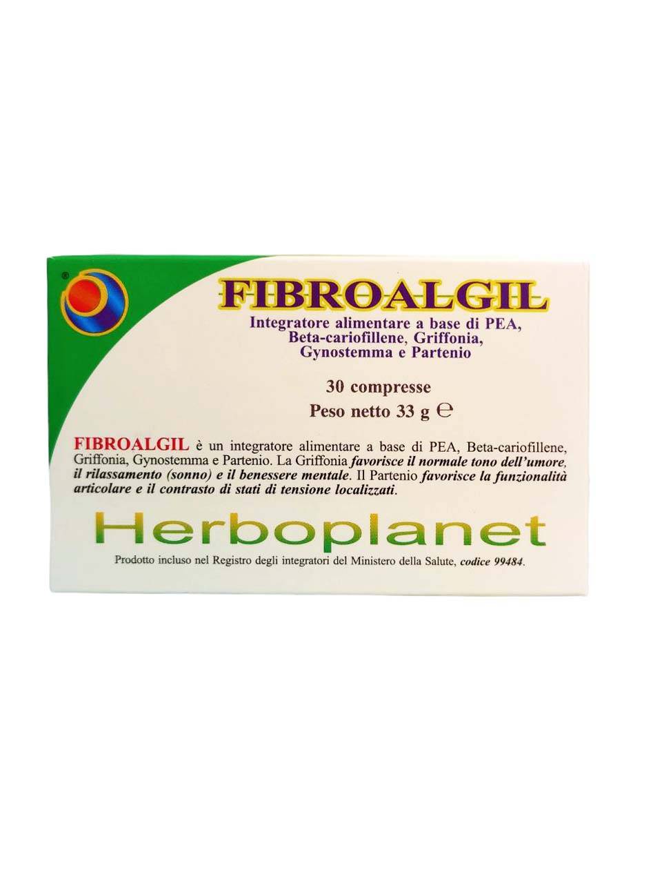 Herboplanet Fibroalgil Integratore Naturale Rilassante 30 compresse