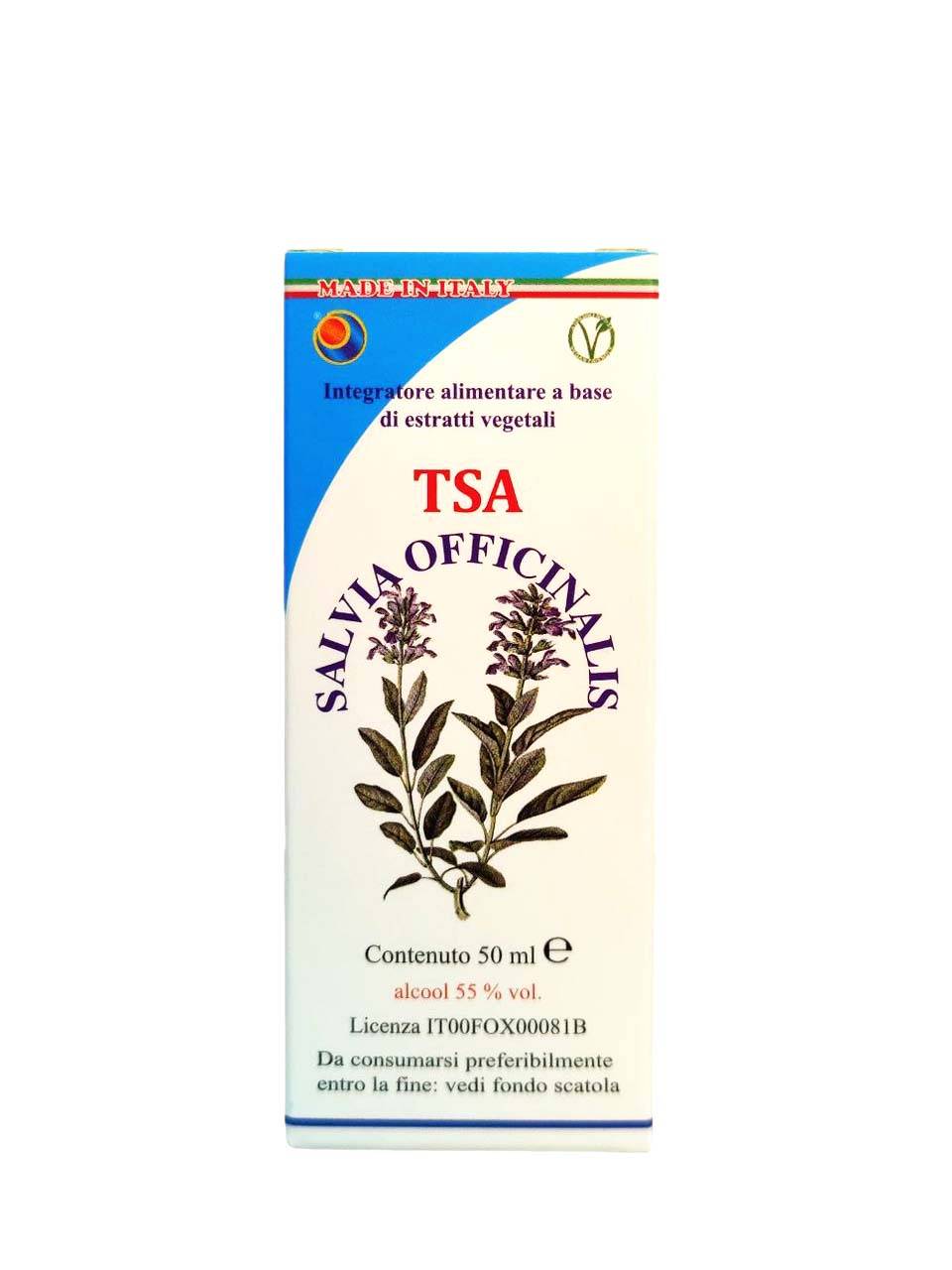 Herboplanet Tsa Salvia Officinalis Integratore Naturale per la Menopausa 50 ml