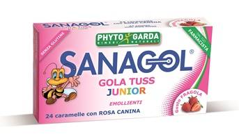 SANAGOL GOLA TUSS JUNIOR FRAGOLA 24 CARAMELLE