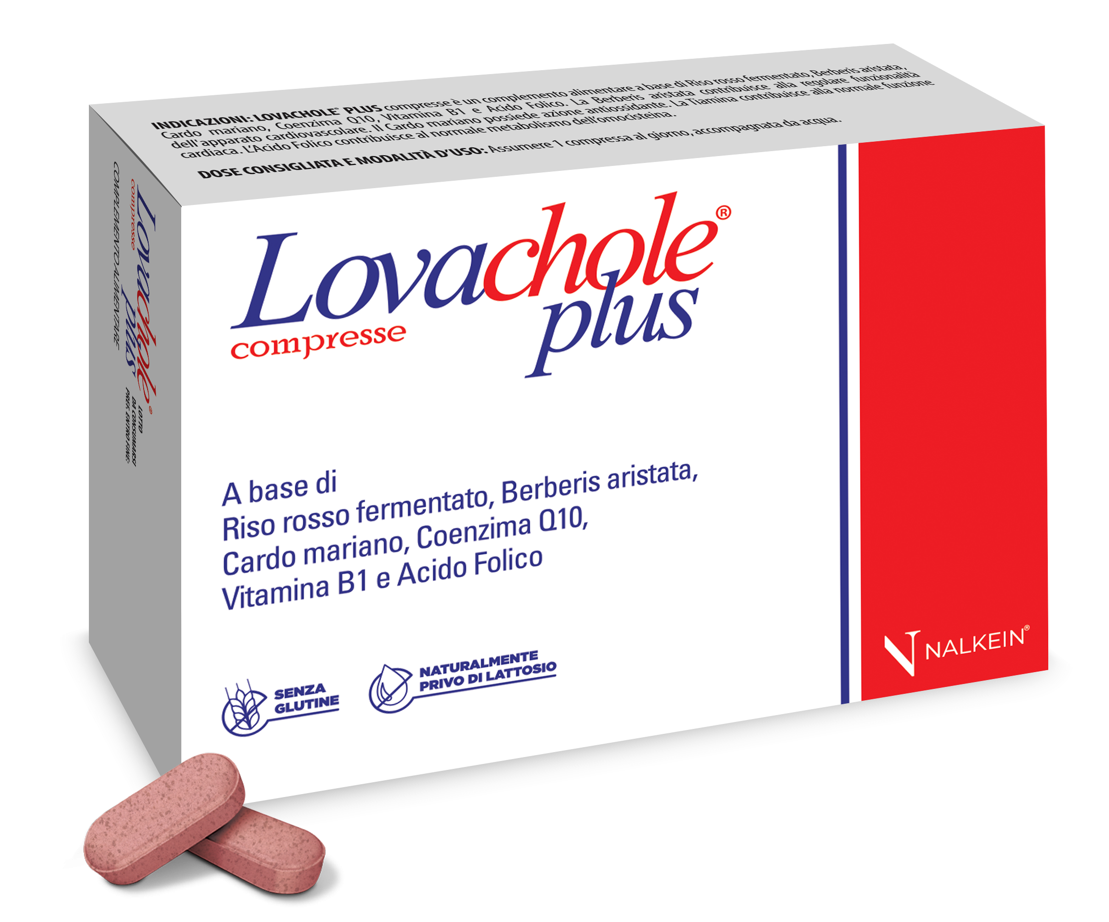 Nalkein Lovachole Plus Integratore per il Benessere Cardiovascolare 30 compresse