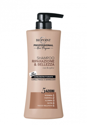 Biopoint Professional Hair Shampoo per riparazione e bellezza 400 ml