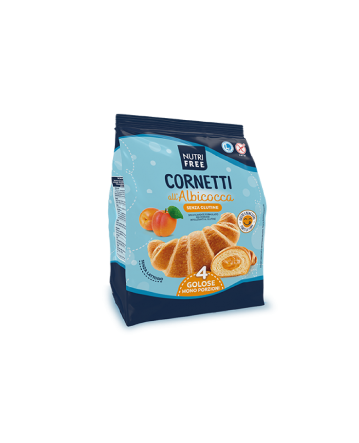 NUTRIFREE CORNETTI ALBICOCCA 4X60 G