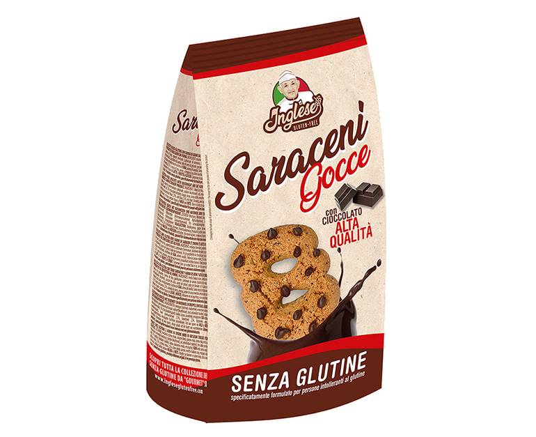 Inglese Saraceni Gocce Biscotti Senza Glutine 300 g