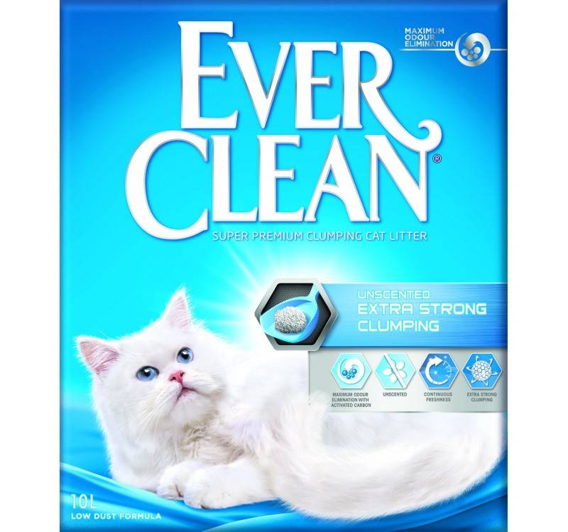 Ever Clean Extra Strong Unscented Lettiera per Gatti 10 l