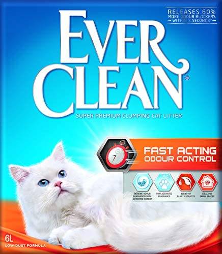 Ever Clean Fast Acting Odour Control Lettiera per Gatti 6 l
