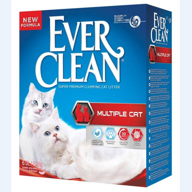 Ever Clean Multiple Cat Lettiera per Più Gatti 6 l