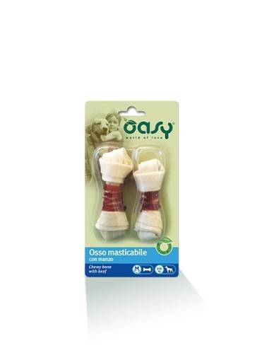 Oasy Osso Masticabile con Manzo Snack per Cani Taglia M
