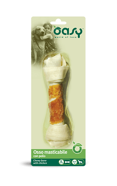 Oasy Snack Osso Masticabile Con Pollo per Cani Taglia XL 1 pezzo