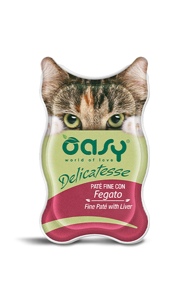 Oasy Wet Cat Delicatesse Patè per Gatti con Fegato 85 g