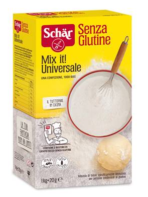 Schar Mix It Farina universale senza lattosio e glutine 1Kg + 20g