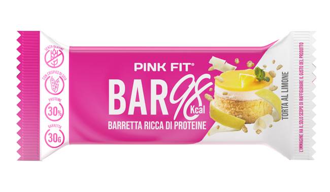 Pink Fit Barretta Proteica Gusto Torta al Limone 30 g