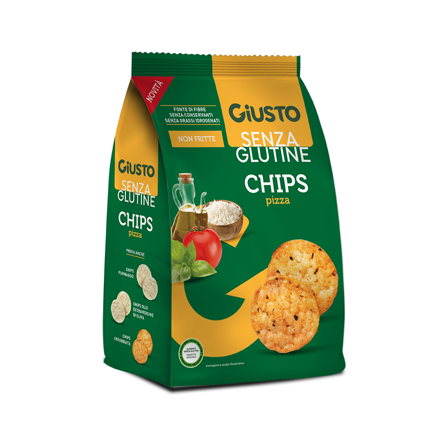 Giusto Chips Senza Glutine Gusto Pizza 40g