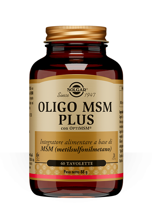 Solgar Oligo MSM Plus Integratore di Zolfo 60 tavolette