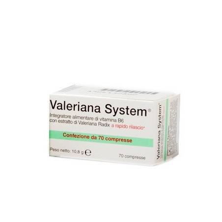 Valeriana System Compresse a Rilascio Rapido 70 compresse