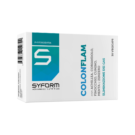 Syform Colonflam Integratore per Eliminare Gas Intestinali 30 vegicaps