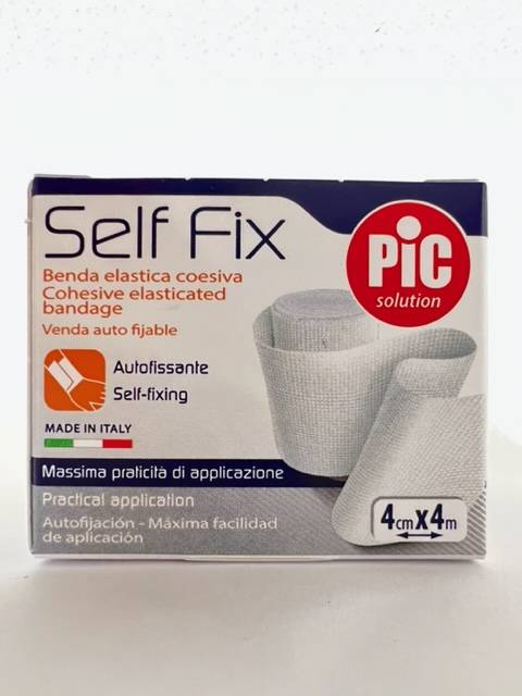 Pic Self Fix Benda Elastica di Fissaggio cm 4x4 m