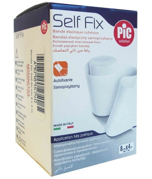 Pic Self Fix Benda Elastica di Fissaggio cm 8x4 m
